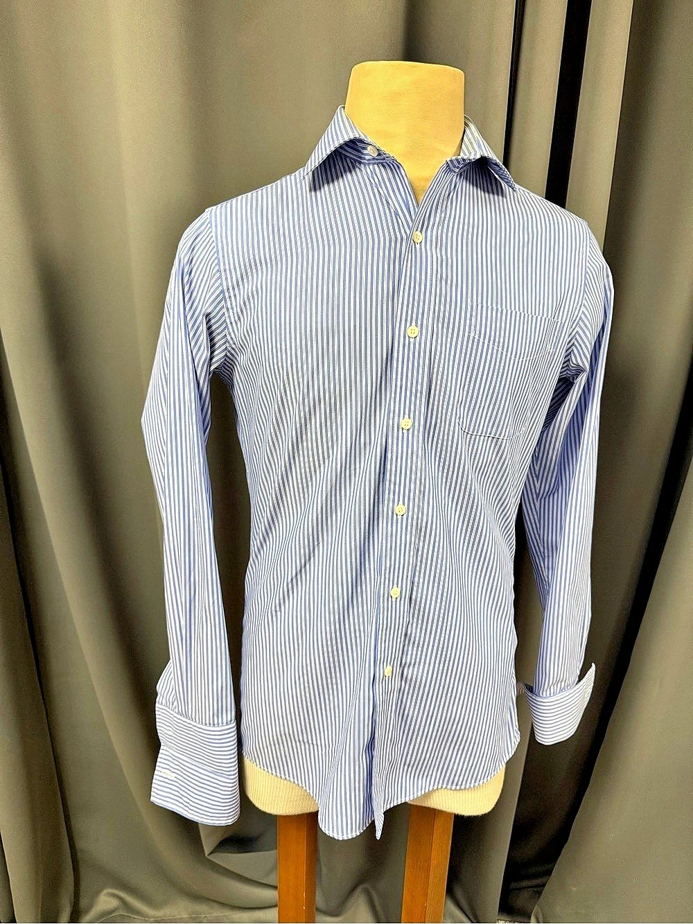 Lauren Ralph Lauren Slim Fit Non Iron Striped Dress Shirt